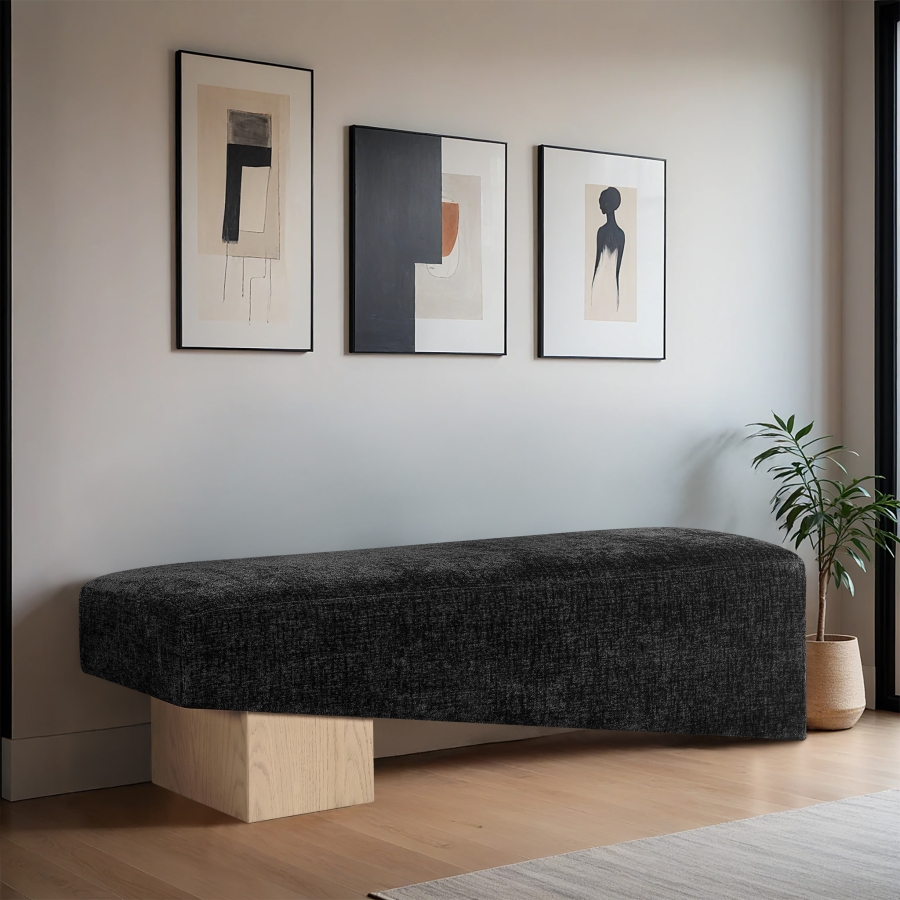 Alora Fabric Upholstered Bench
