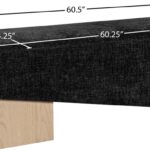 Alora Fabric Upholstered Bench