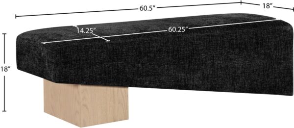 Alora Fabric Upholstered Bench
