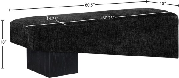 Alora Fabric Upholstered Bench