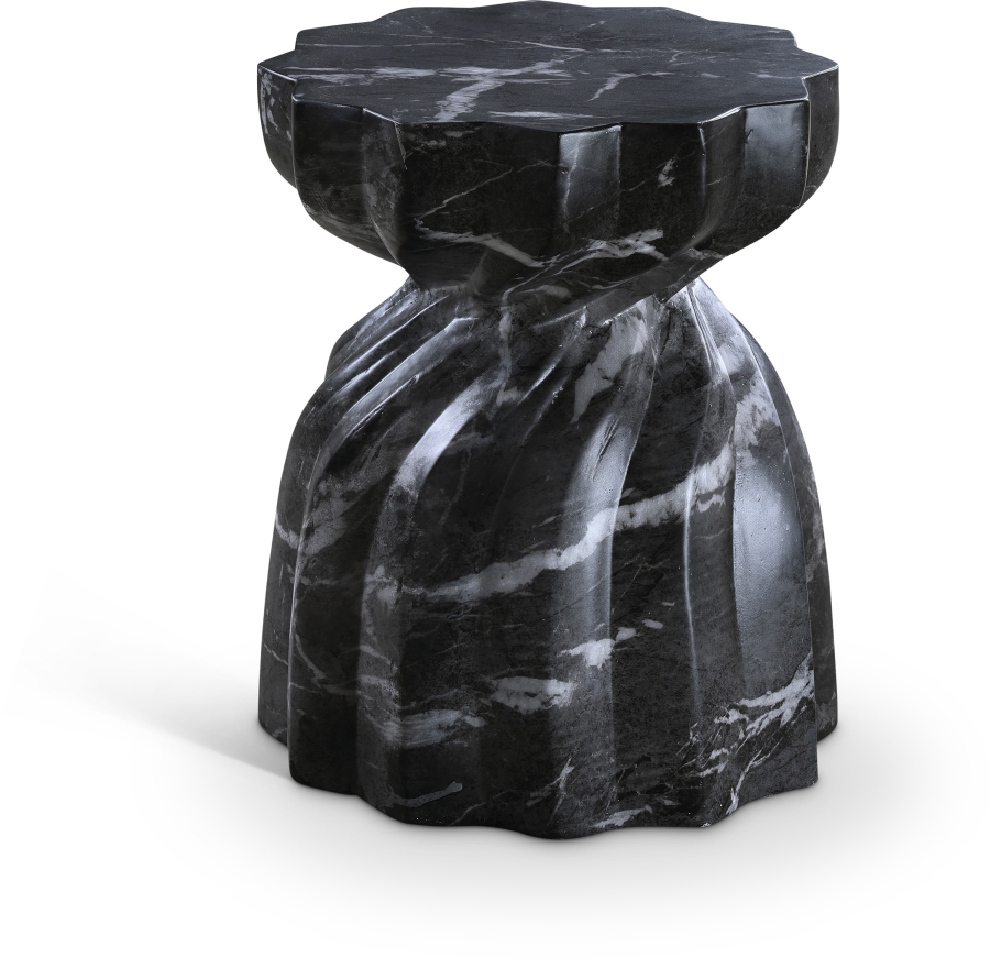 Caserta Marble Finish Indoor / Outdoor Concrete End Table