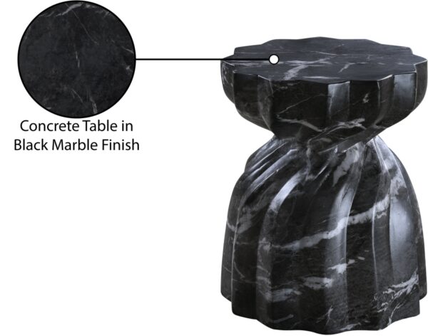 Caserta Marble Finish Indoor / Outdoor Concrete End Table