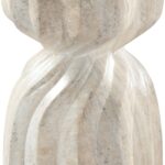 Caserta Travertine Finish Indoor / Outdoor Concrete End Table
