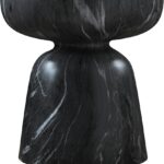 Avellino Marble Finish Indoor / Outdoor Concrete End Table