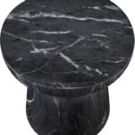 Avellino Marble Finish Indoor / Outdoor Concrete End Table