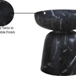 Avellino Marble Finish Indoor / Outdoor Concrete End Table