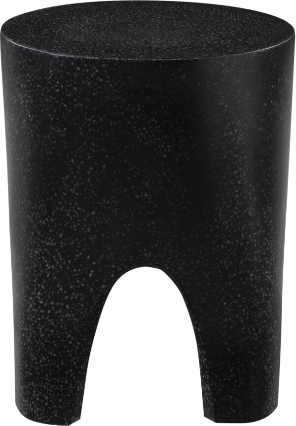 Foligno Terrazzo Pattern Finish Indoor / Outdoor Concrete End Table