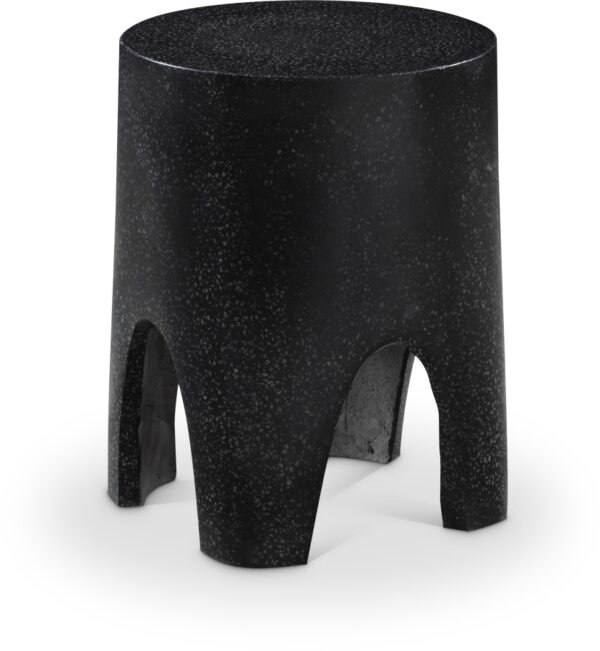 Foligno Terrazzo Pattern Finish Indoor / Outdoor Concrete End Table