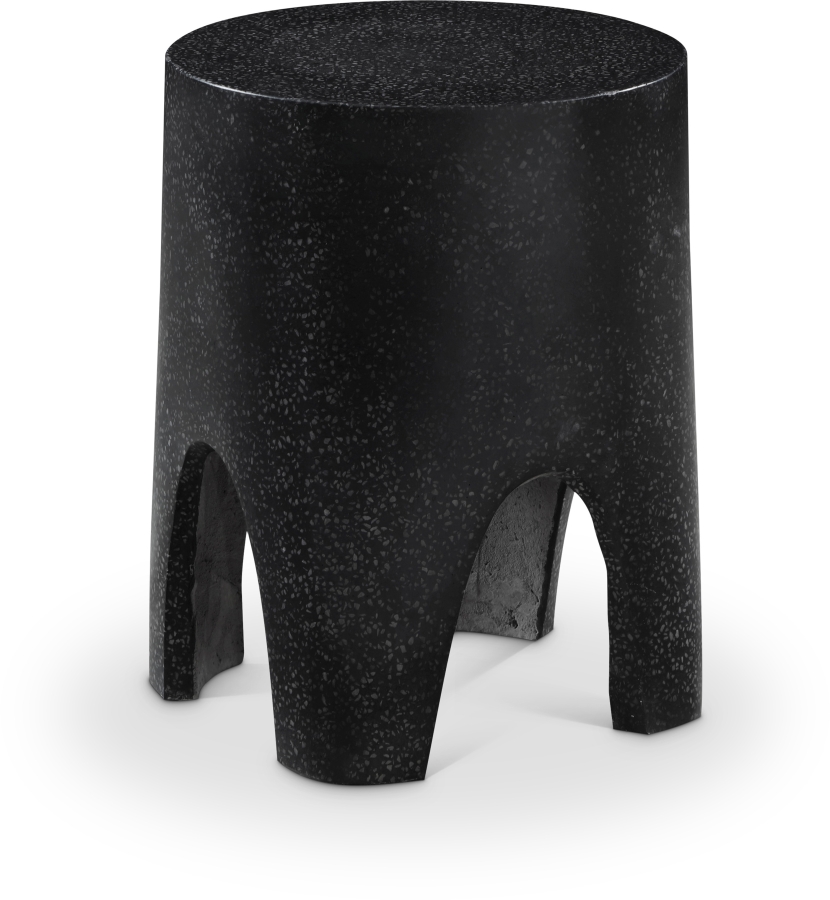 Foligno Terrazzo Pattern Finish Indoor / Outdoor Concrete End Table