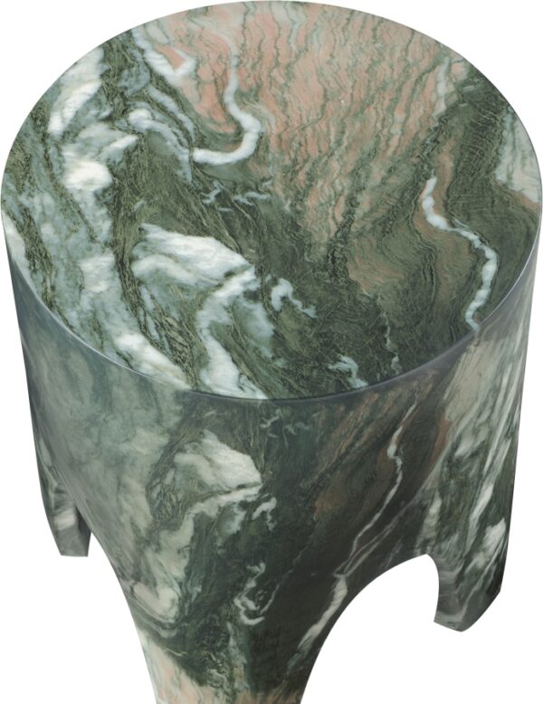 Foligno Marble Finish Indoor / Outdoor Concrete End Table