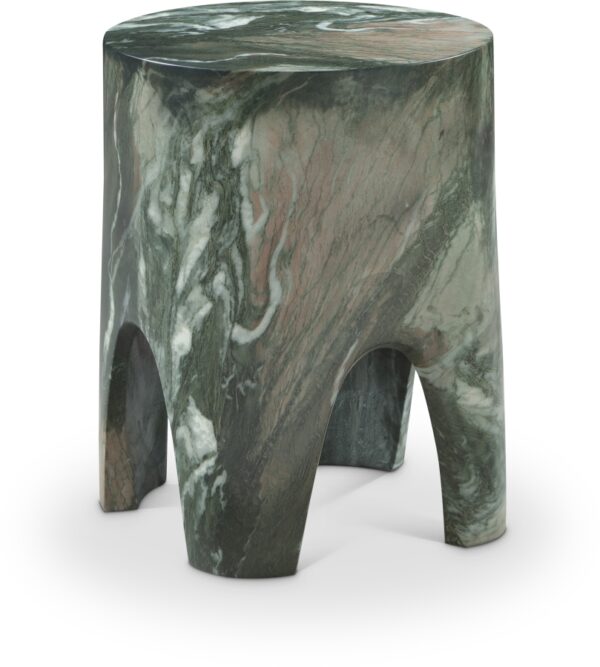 Foligno Marble Finish Indoor / Outdoor Concrete End Table