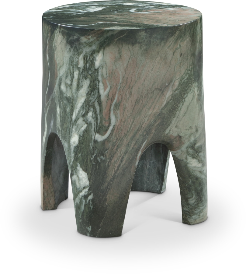 Foligno Marble Finish Indoor / Outdoor Concrete End Table