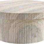 Legatto Travertine Finish Indoor/Outdoor Concrete Coffee Table