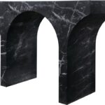 Pomezia Marble Finish Console Table