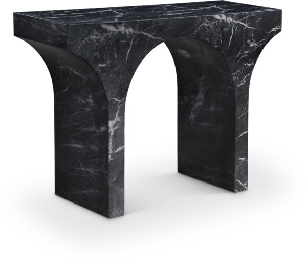 Pomezia Marble Finish Console Table