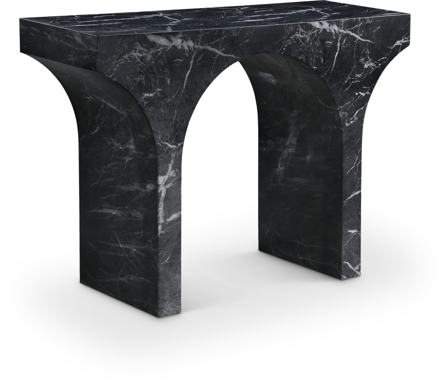 Pomezia Marble Finish Console Table