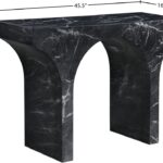 Pomezia Marble Finish Console Table