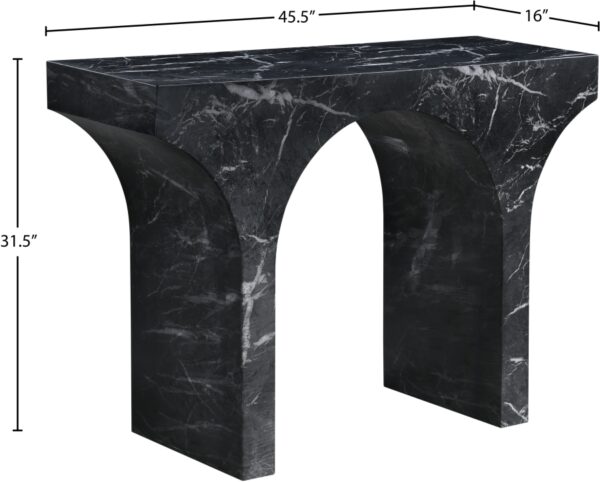 Pomezia Marble Finish Console Table