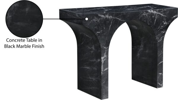 Pomezia Marble Finish Console Table
