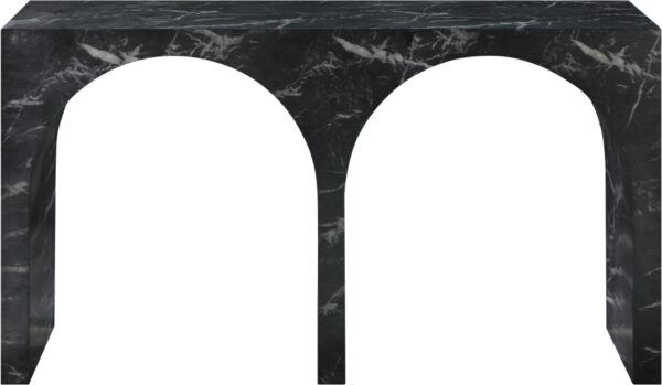 Faenza Marble Finish Console Table