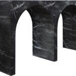 Faenza Marble Finish Console Table