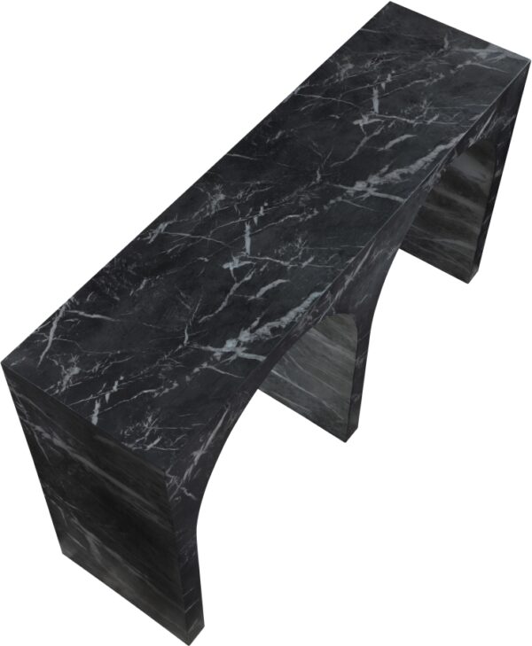 Faenza Marble Finish Console Table