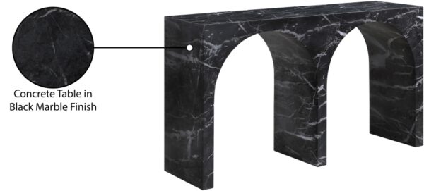 Faenza Marble Finish Console Table