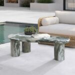 Sassari Marble Finish Indoor / Outdoor Concrete Coffee Table
