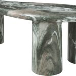 Sassari Marble Finish Indoor / Outdoor Concrete Coffee Table