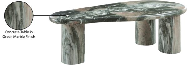 Sassari Marble Finish Indoor / Outdoor Concrete Coffee Table
