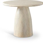 Cosenza Travertine Finish Indoor / Outdoor Concrete Dining Table