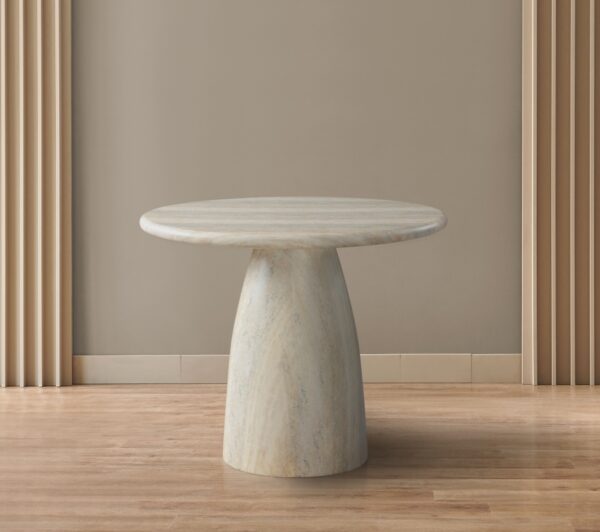 Cosenza Travertine Finish Indoor / Outdoor Concrete Dining Table