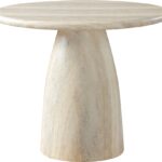 Cosenza Travertine Finish Indoor / Outdoor Concrete Dining Table