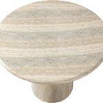 Cosenza Travertine Finish Indoor / Outdoor Concrete Dining Table
