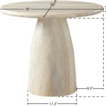 Cosenza Travertine Finish Indoor / Outdoor Concrete Dining Table