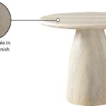 Cosenza Travertine Finish Indoor / Outdoor Concrete Dining Table