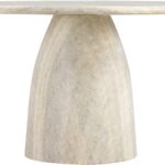 Cosenza Travertine Finish Indoor / Outdoor Concrete Dining Table