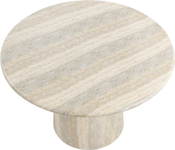 Cosenza Travertine Finish Indoor / Outdoor Concrete Dining Table