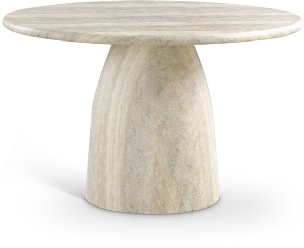 Cosenza Travertine Finish Indoor / Outdoor Concrete Dining Table