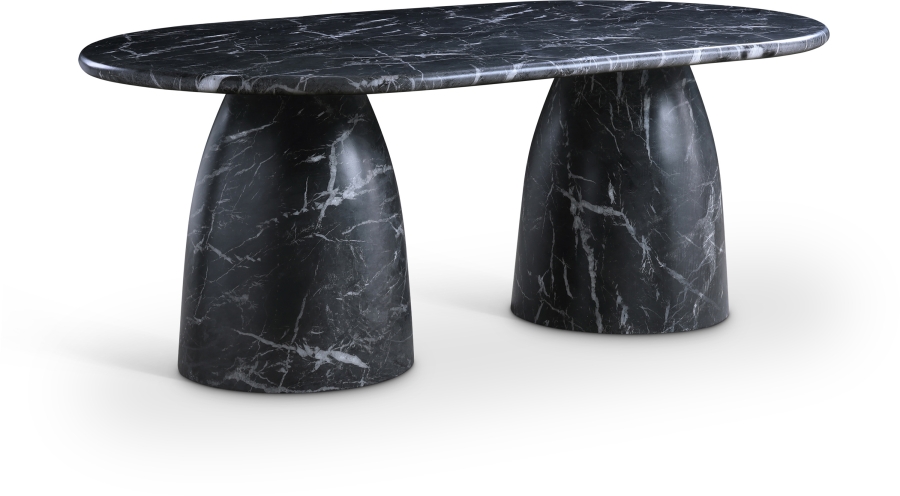 Cosenza Marble Finish Indoor / Outdoor Concrete Dining Table