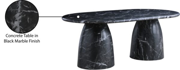 Cosenza Marble Finish Indoor / Outdoor Concrete Dining Table