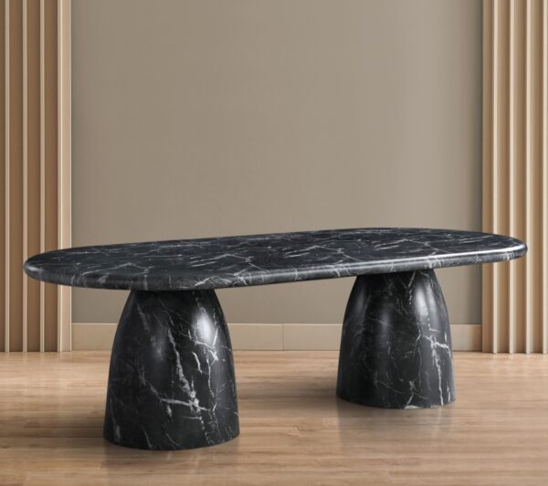 Cosenza Marble Finish Indoor / Outdoor Concrete Dining Table