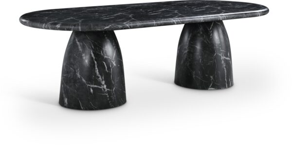 Cosenza Marble Finish Indoor / Outdoor Concrete Dining Table
