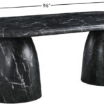 Cosenza Marble Finish Indoor / Outdoor Concrete Dining Table