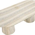 Cosenza Travertine Finish Indoor / Outdoor Concrete Dining Table