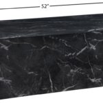Piazza Marble Finish Indoor/Outdoor Concrete Coffee Table