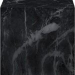 Piazza Marble Finish Indoor / Outdoor Concrete End Table