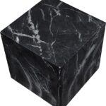 Piazza Marble Finish Indoor / Outdoor Concrete End Table