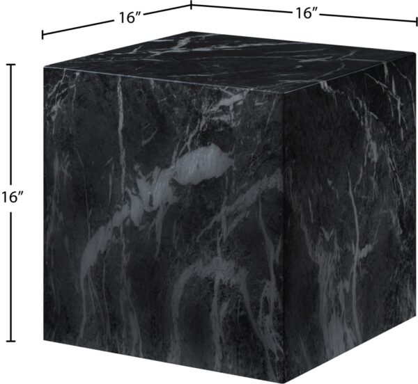 Piazza Marble Finish Indoor / Outdoor Concrete End Table