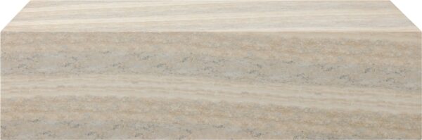 Piazza Travertine Finish Indoor/Outdoor Concrete Coffee Table